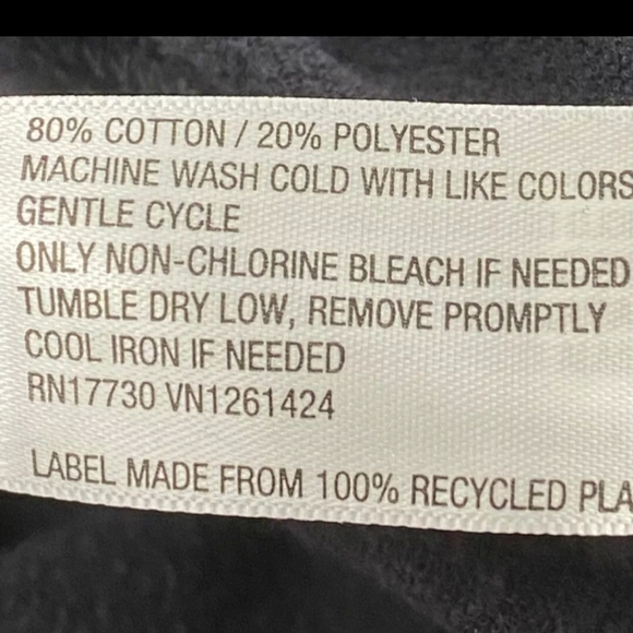 NWT Wild Fable XS Women's Long Sleeve Sweatshirt Dress Washed Black - Picture 5 of 6